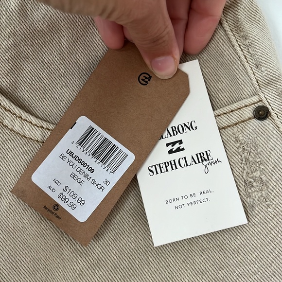 Billabong x Steph Claire denim shorts - Picture 2 of 4